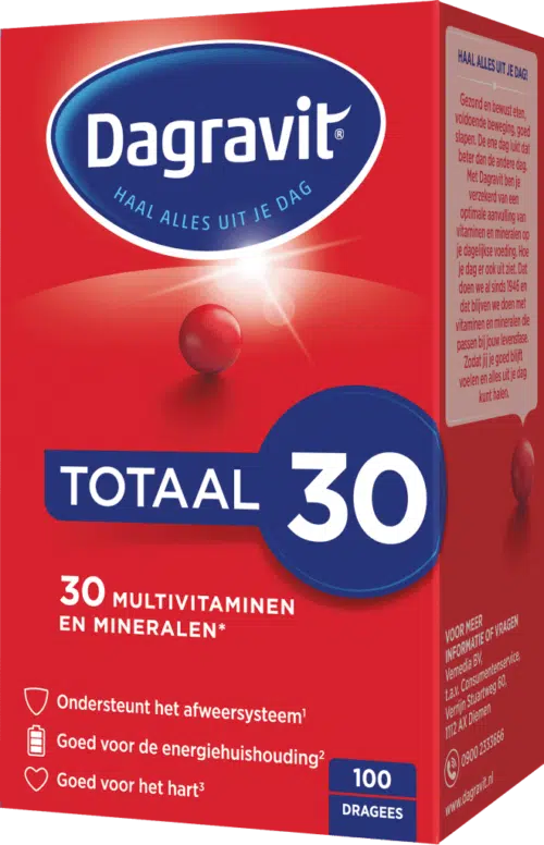 Totaal 30 100 dragees Dagravit