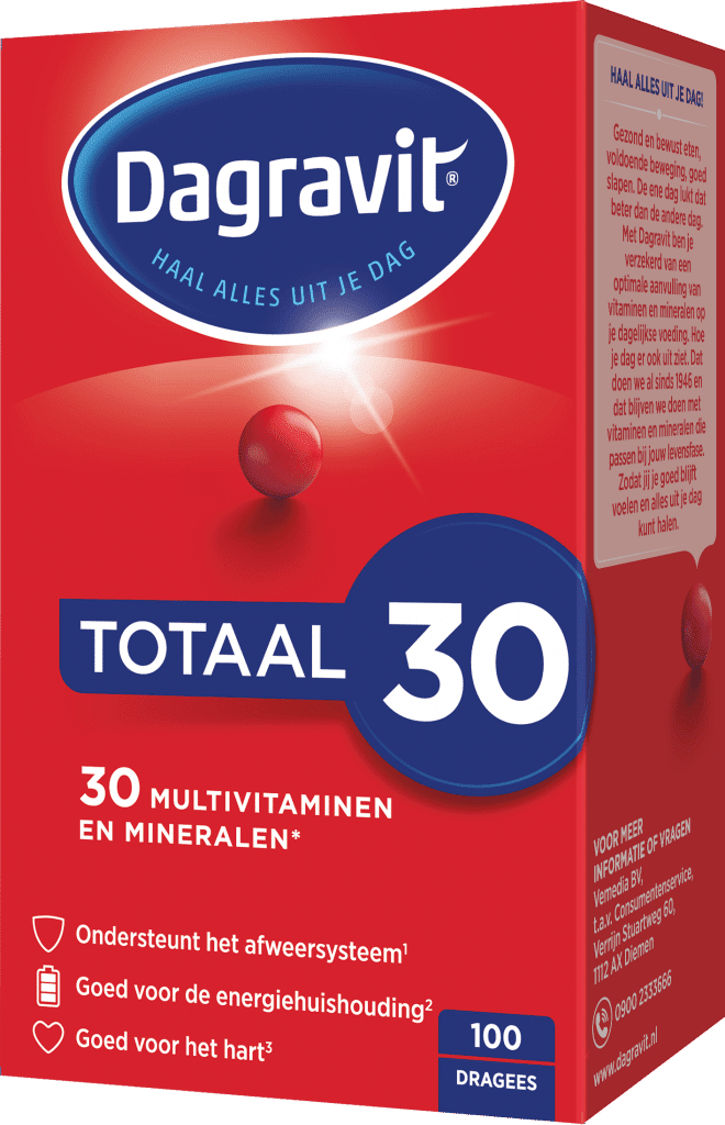Totaal 30 100 dragees Dagravit