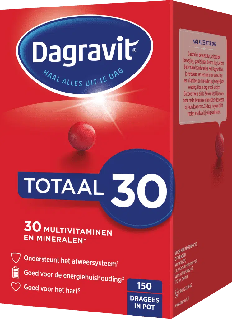 Totaal 30 dispenser navul 150 dragees Dagravit