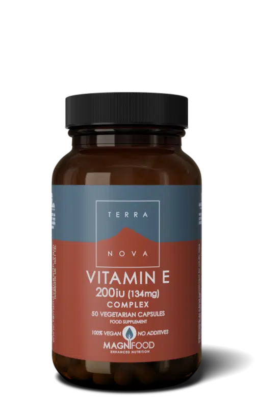 Vitamine E 200IU complex 50 vegi-capsules Terranova