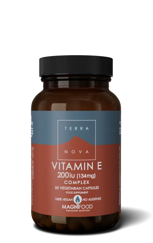 Vitamine E 200IU complex 50 vegi-capsules Terranova