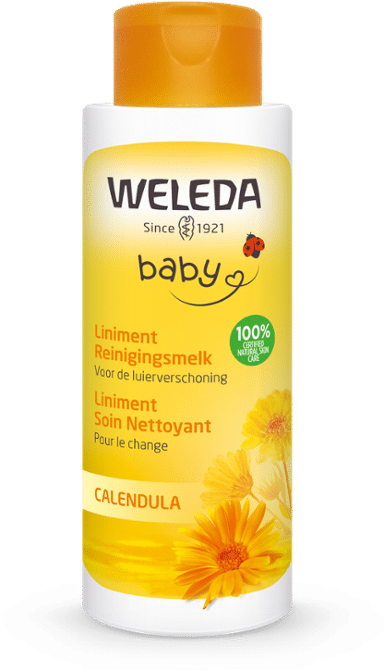 Calendula liniment reinigingsmelk vegan 400 ml Weleda
