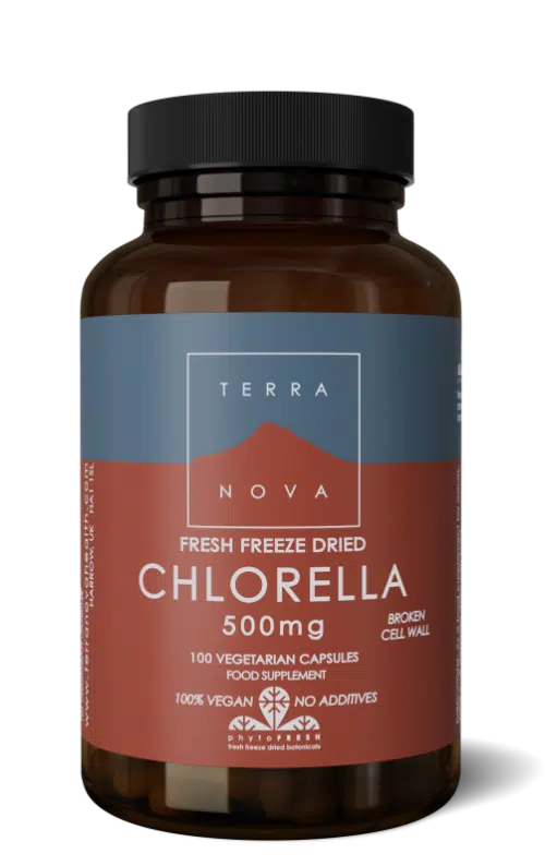Chlorella 500 mg 100 capsules Terranova