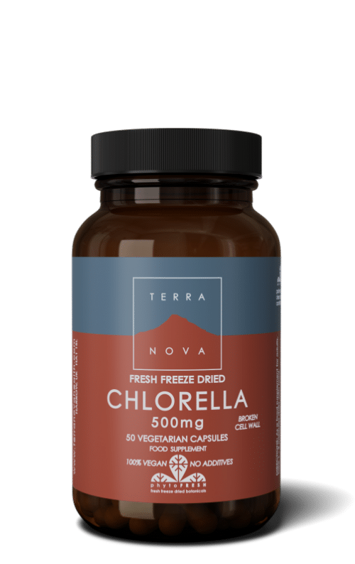 Chlorella 500 mg 50 capsules Terranova