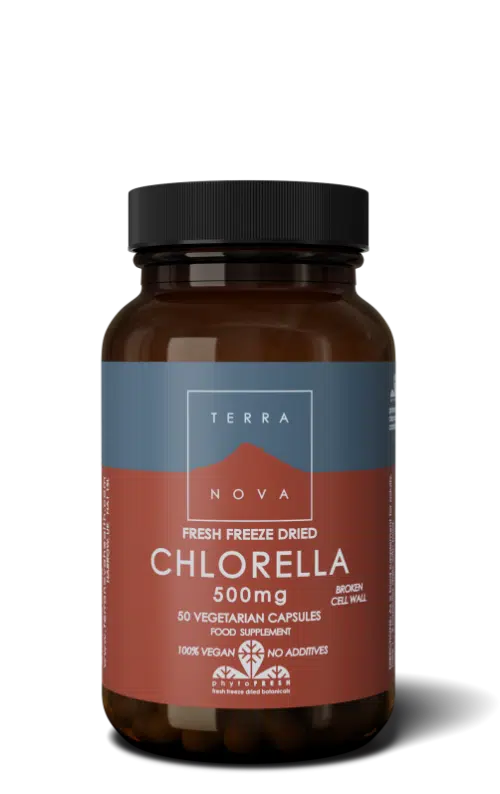 Chlorella 500 mg 50 capsules Terranova