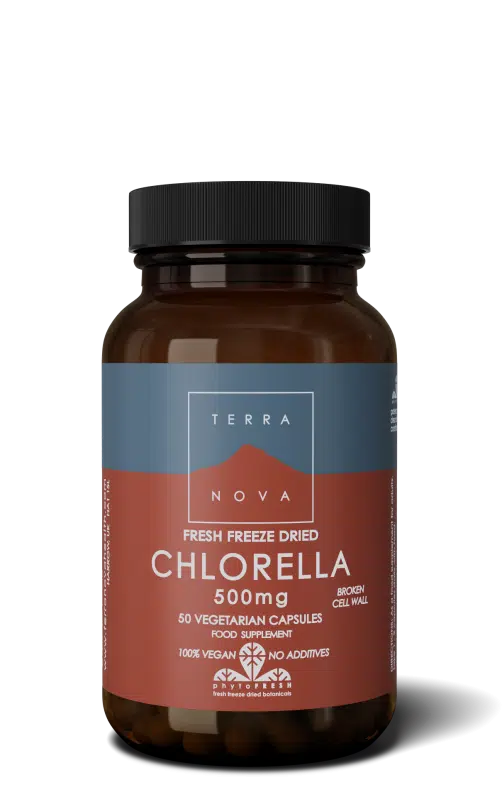 Chlorella 500 mg 50 capsules Terranova