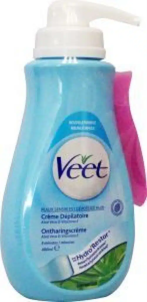 Creme gevoelige huid pomp 400ml Veet*