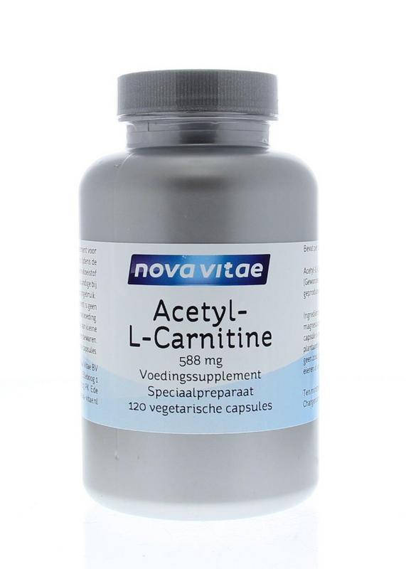 Acetyl-l-carnitine 588 mg 120 capsules Nova Vitae