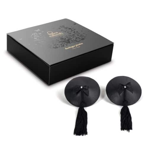 Burlesque pasties Zwart 2 stuks Bijoux indiscrets