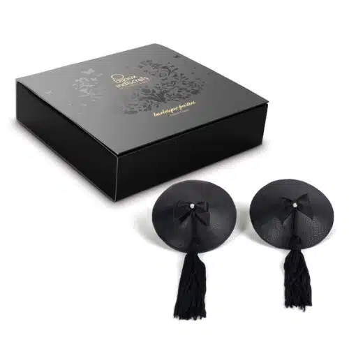 Burlesque pasties Zwart 2 stuks Bijoux indiscrets