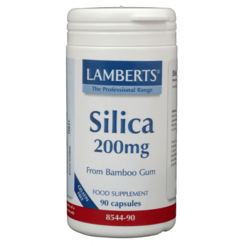Kiezelzuur uit bamboe (silica 200 mg) 90 vegicapsules Lamberts