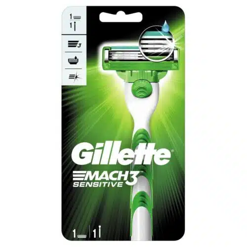 Mach3 sensitive systeem + 1 mesje 1st Gillette