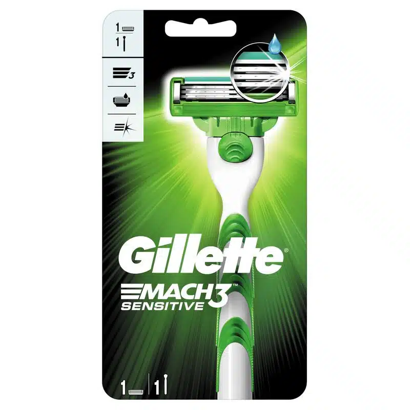 Mach3 sensitive systeem + 1 mesje 1st Gillette