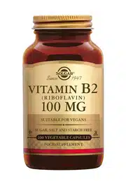 Vit B-2 Riboflavin 100mg 100 capsules Solgar