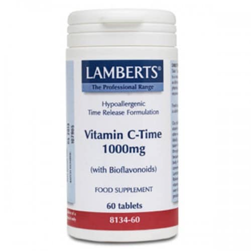 Vitamine C 1000 Time release & bioflavonoiden 60 tabletten Lamberts