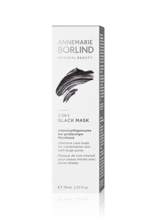 2 in 1 black mask 75ml Borlind