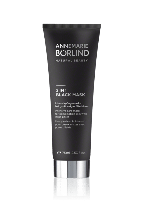 2 in 1 black mask 75ml Borlind