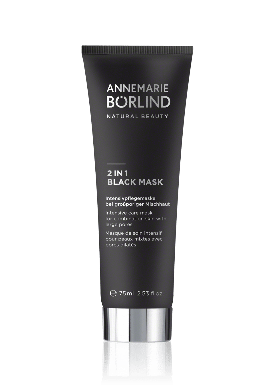 2 in 1 black mask 75ml Borlind