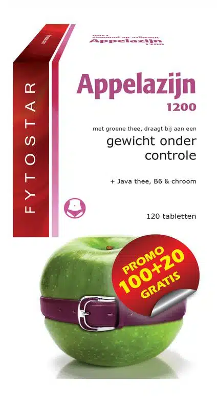 Appelazijn 1200 maxi 120 tabletten Fytostar