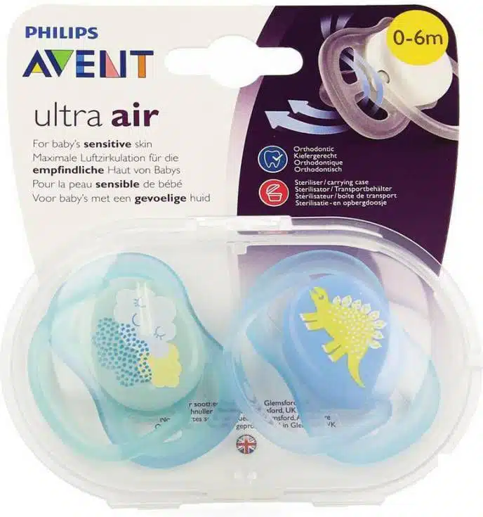 Avent fopspeen Ultra Air 0-6mnd 2 stuks