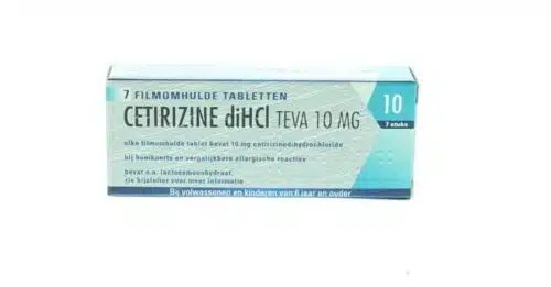Cetirizine 10 mg DiHCI 7 tabletten Teva