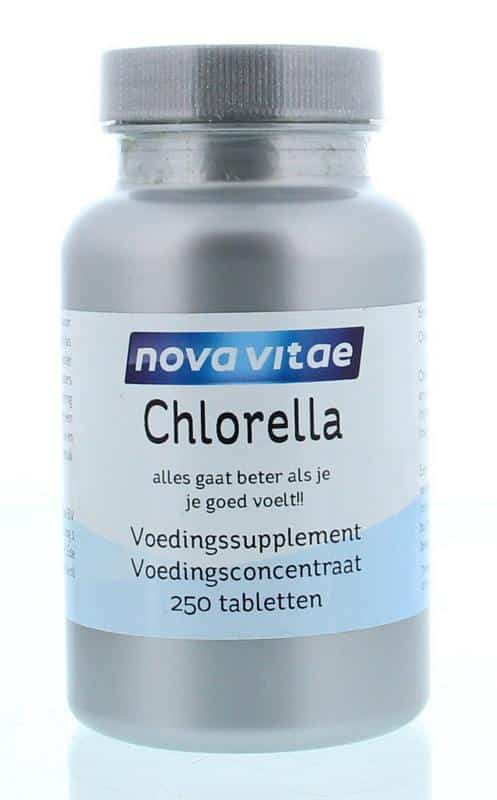 Chlorella 500 mg 250 tabletten Nova Vitae