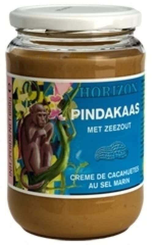 Pindakaas met zeezout eko 650 gram Horizon
