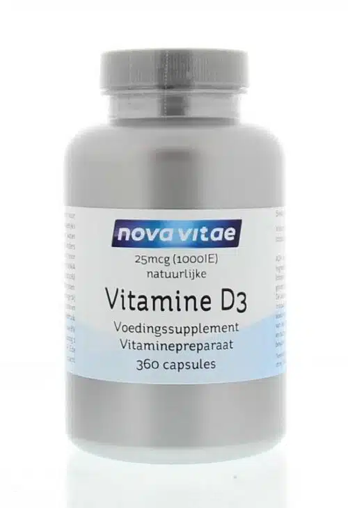 Vitamine D3 1000IU 360 capsules Nova Vitae