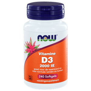 Vitamine D3 2000IE 240 softgels NOW