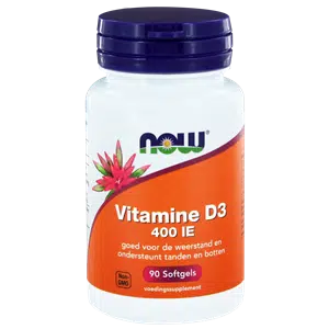 Vitamine D3 400IE 90 softgels NOW