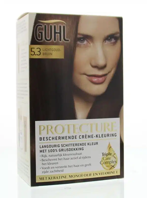 Beschermende cremekleur 5.3 lichtgoud br 1 set Guhl