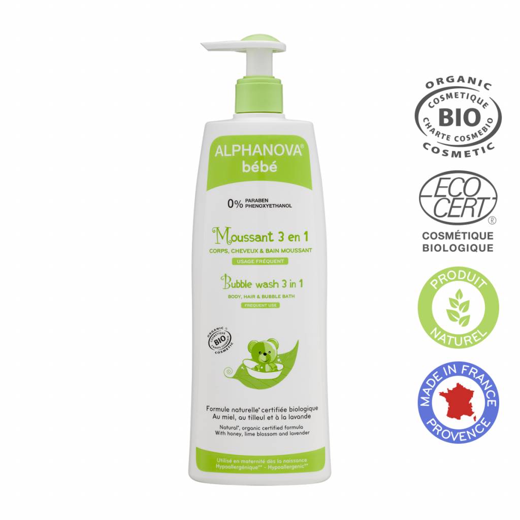 Bio bubble wash 3 in 1 500 ml Alphanova Baby