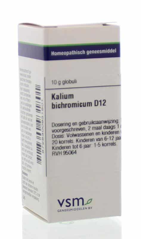 Kalium bichromicum D12 10 gram VSM