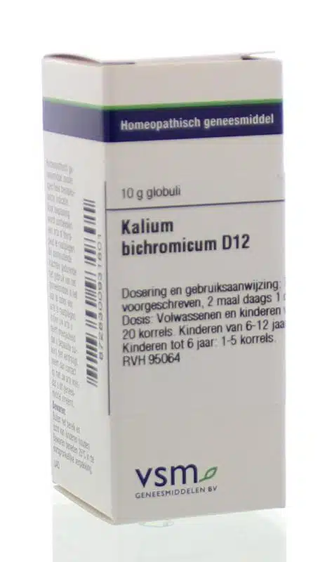 Kalium bichromicum D12 10 gram VSM