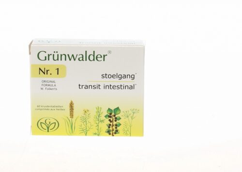 Nr 1 kruidentablet 60 tabletten Grunwalder