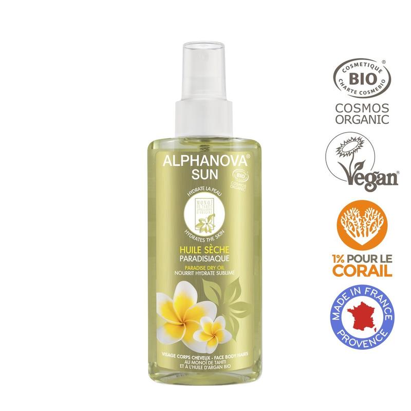 Sun dry oil spray paradise bio 125 ml Alphanova Sun