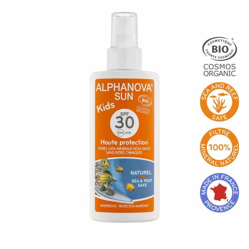 Sun spray SPF30 kids bio 125 ml Alphanova Sun