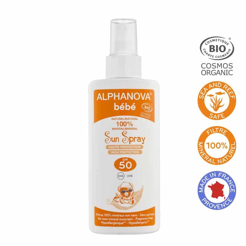 Sun spray baby SPF50 bio 125 ml Alphanova Sun