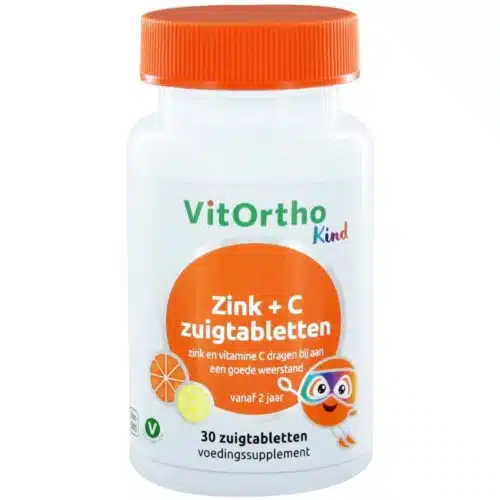 Zink + C kind zuigtabletten 30 zuigtabletten Vitortho