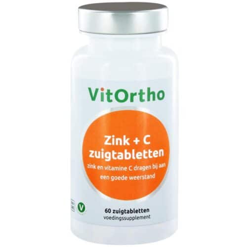 Zink + C zuigtabletten 60 zuigtabletten Vitortho