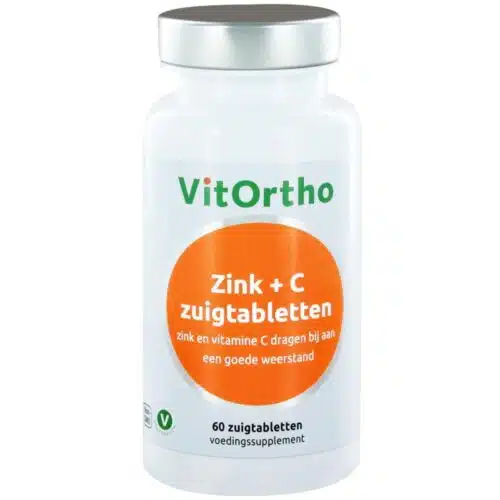Zink + C zuigtabletten 60 zuigtabletten Vitortho