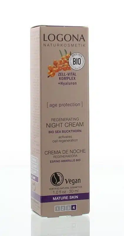 Age protect herstellende nachtcreme 30 ml Logona
