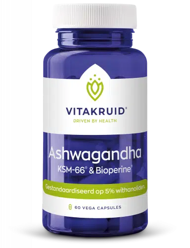 Ashwagandha KSM-66 & bioperine 60 vegi-caps Vitakruid