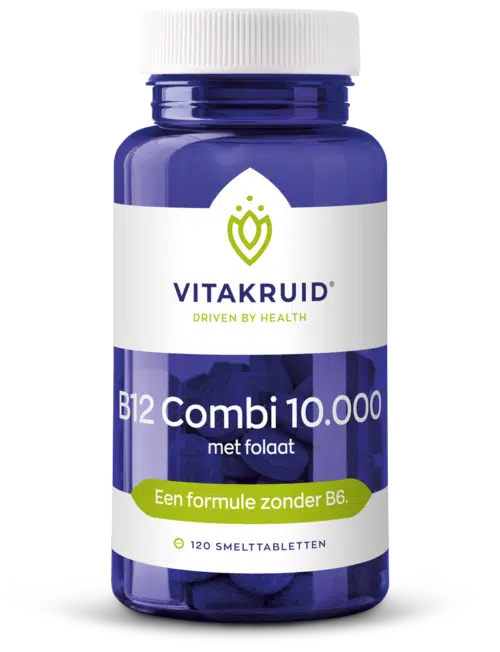 B12 Combi 10.000 met folaat 120 tabletten Vitakruid