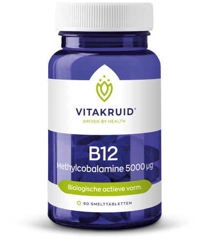 B12 Methylcobalamine 5000 mcg 60 tabletten Vitakruid
