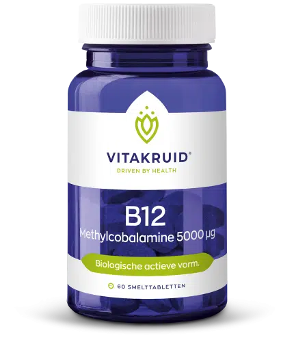 B12 Methylcobalamine 5000 mcg 60 tabletten Vitakruid