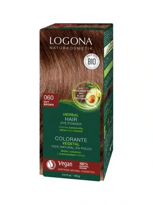 Haarkleuring 060 notenbruin 100 gram Logona
