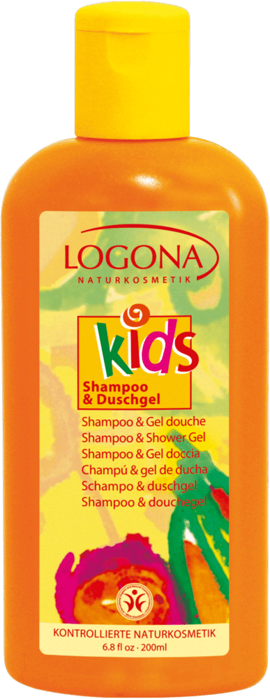 Kids 2 in 1 shampoo/douche 200 ml Logona