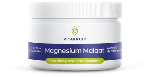 Magnesium Malaat met P-5-P 120 gram Vitakruid