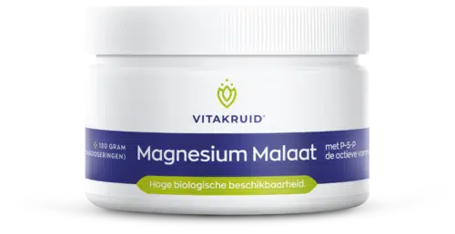 Magnesium Malaat met P-5-P 120 gram Vitakruid